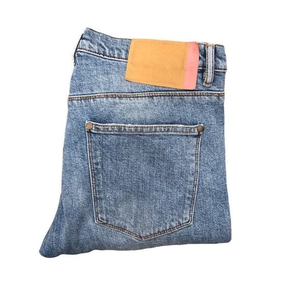 Acne Studios Jeans Size 31 Max Mid Ripped DESIGNER DENIM Acne Jeans Blue - Picture 4 of 13
